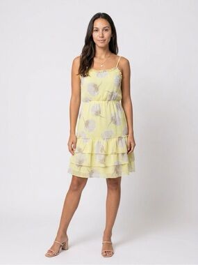 Old Navy Floral Design Spaghetti Strap Summer Dress Size Medium